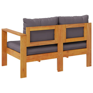 Akazie Gartensofa 2-Sitzer mit Armlehne