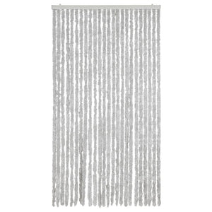 vidaXL Chenille Door Curtain Grey 100x230 cm