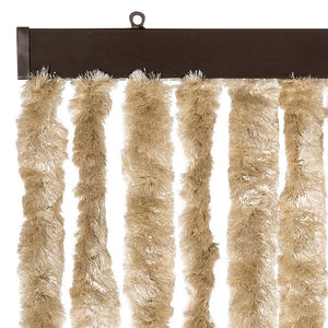 vidaXL Fly Screen Beige 100x200 cm Chenille