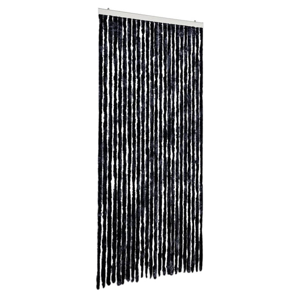 vidaXL Chenille Fly Curtain Anthracite 100x200 cm