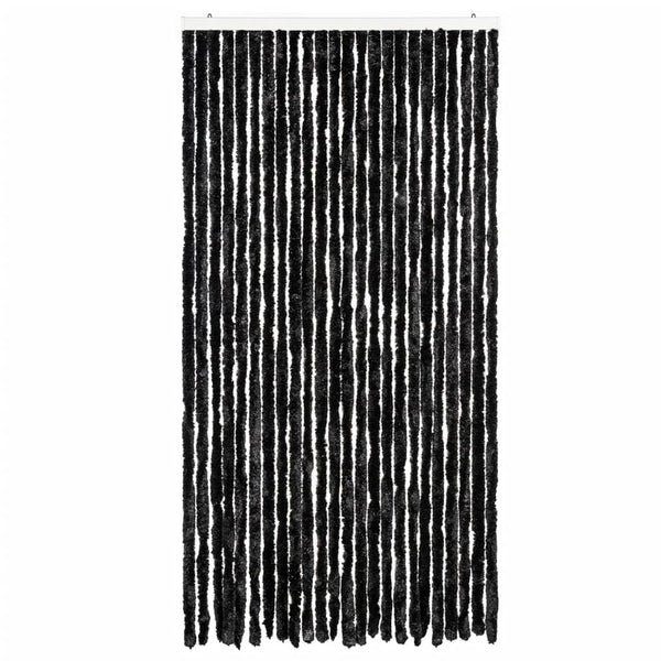 vidaXL Chenille Fly Curtain Anthracite 100x200 cm