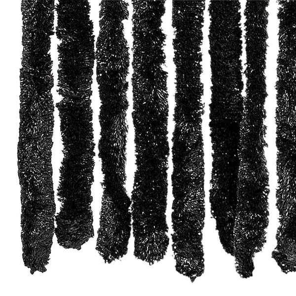 vidaXL Chenille Fly Curtain Anthracite 100x200 cm
