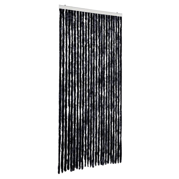 vidaXL Chenille Fly Curtain Anthracite 100x230 cm