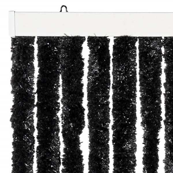 vidaXL Chenille Fly Curtain Anthracite 100x230 cm