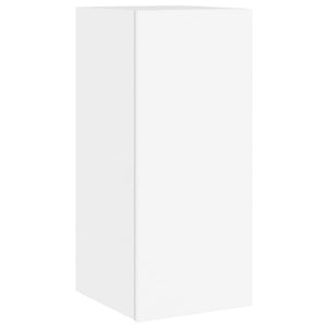 vidaXL 3-Piece TV Wall Unit with LED Lights White