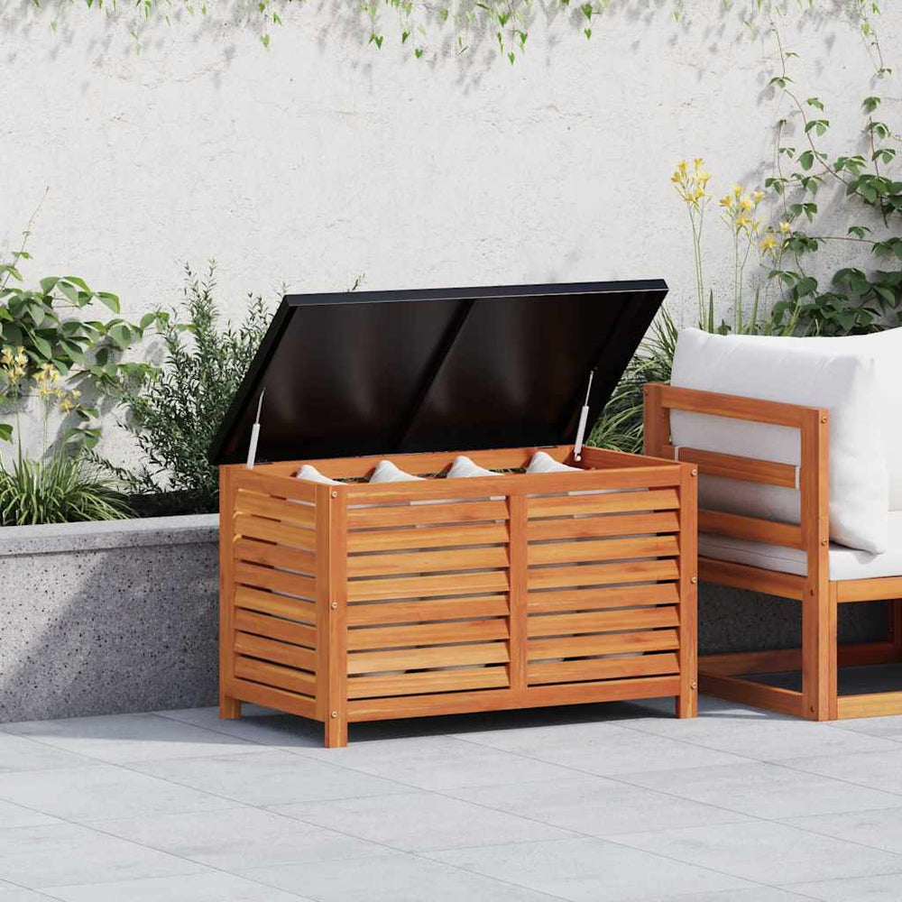Gartenbox Eukalyptus Holz 90x48x55cm