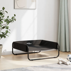 vidaXL Raised Dog Bed Anthracite Oxford Fabric and Steel