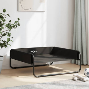 vidaXL Raised Dog Bed Anthracite Oxford Fabric and Steel