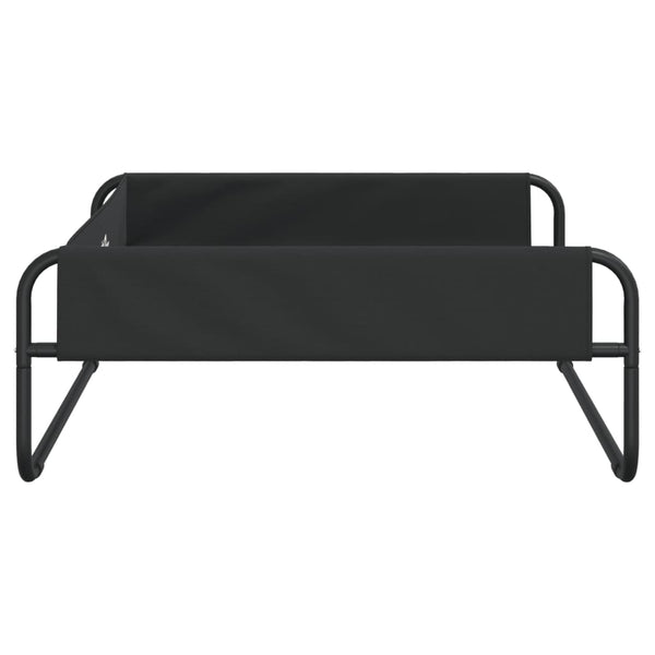 vidaXL Raised Dog Bed Anthracite Oxford Fabric and Steel