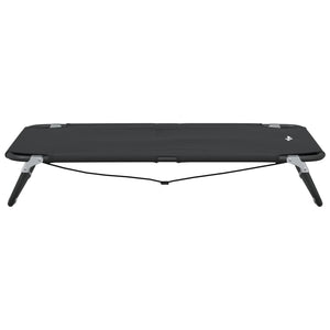 vidaXL Foldable Dog Bed Anthracite Oxford Fabric and Steel