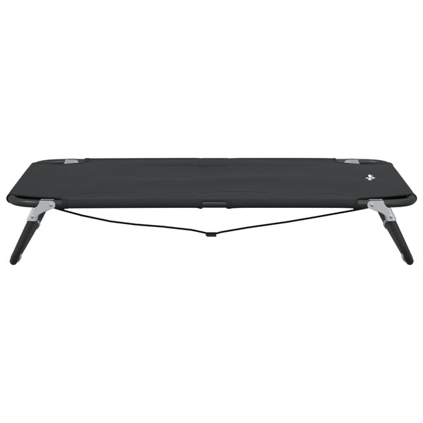 vidaXL Foldable Dog Bed Anthracite Oxford Fabric and Steel