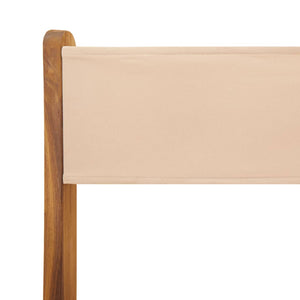 Bistrostühle 2er Set Beige Akazie