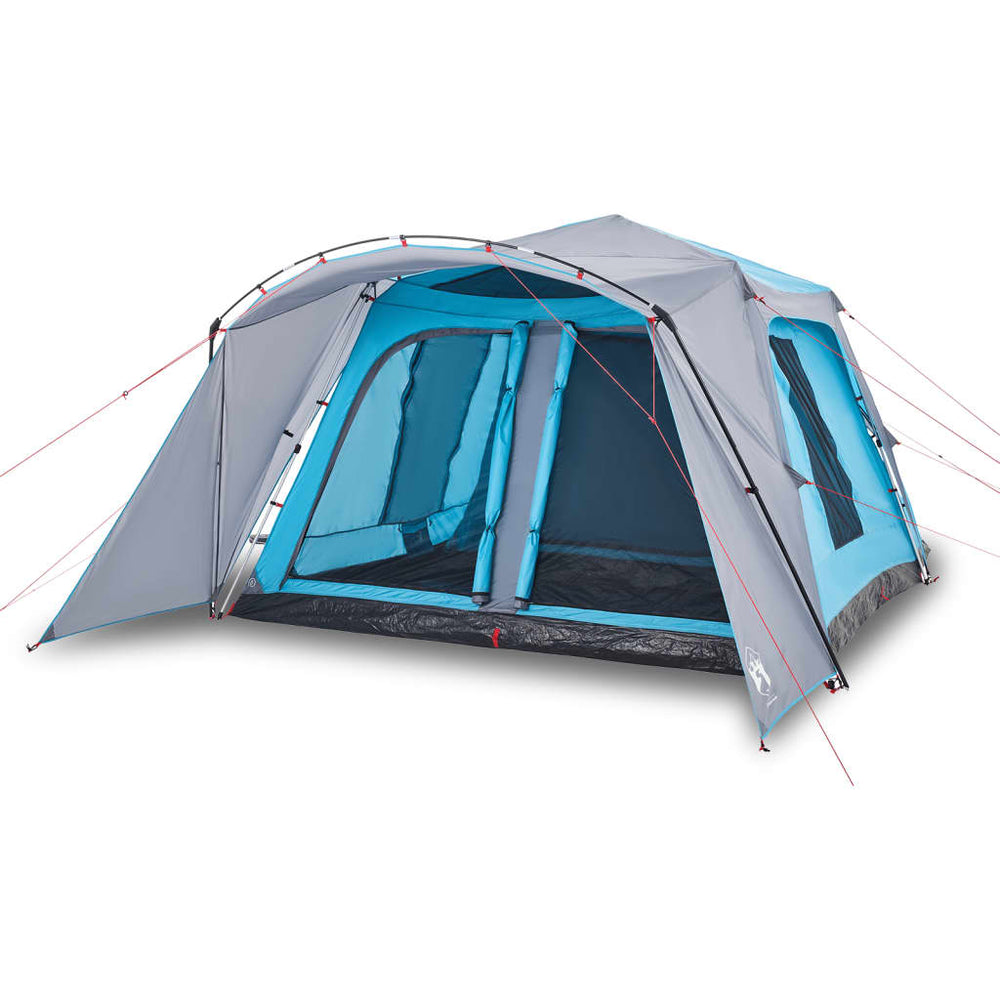 vidaXL Family Tent with Awning 9-Person Blue Quick Release