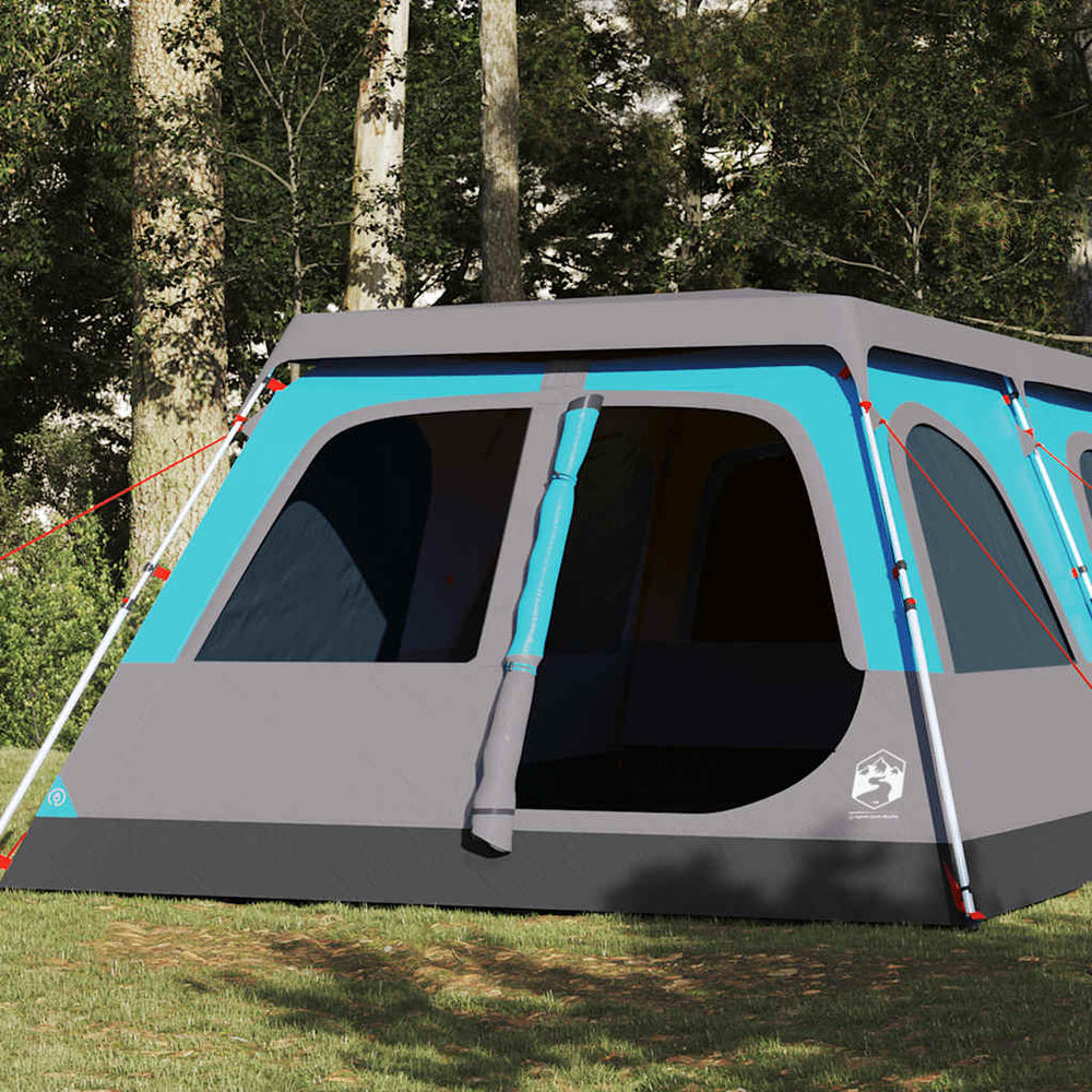vidaXL Dome Family Tent 8 Persons Blue Quick Release