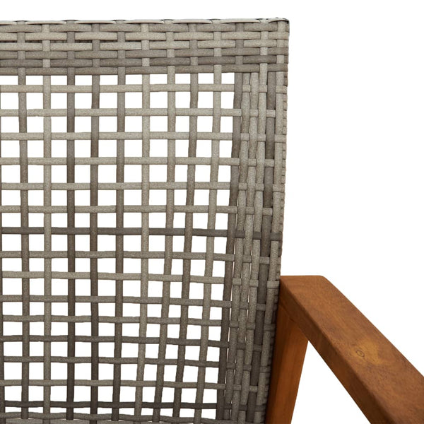 5-teiliges Garten Lounge Set Grau