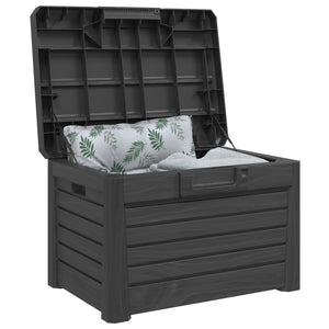 Anthrazit Kissenbox für Garten & Terrasse