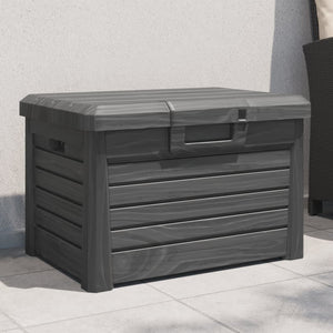 Anthrazit Kissenbox für Garten & Terrasse