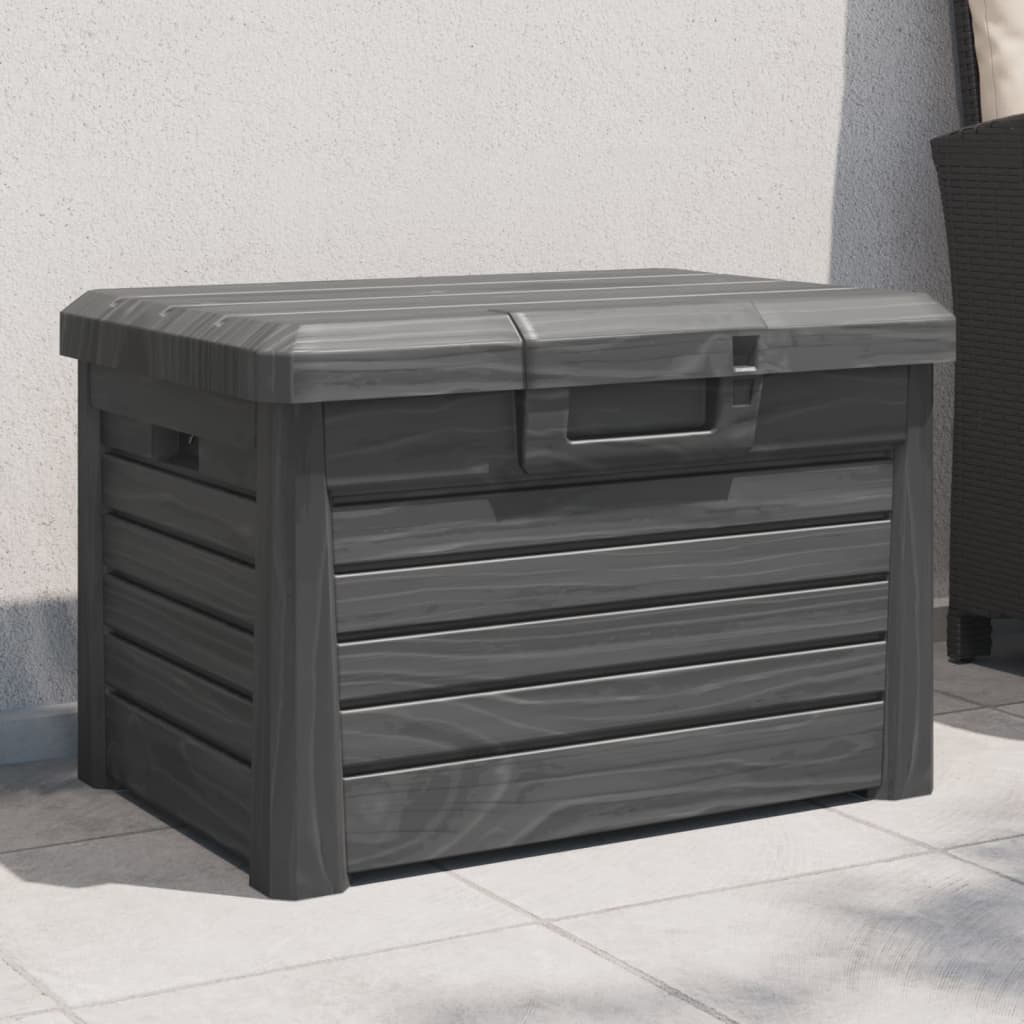 Anthrazit Kissenbox für Garten & Terrasse