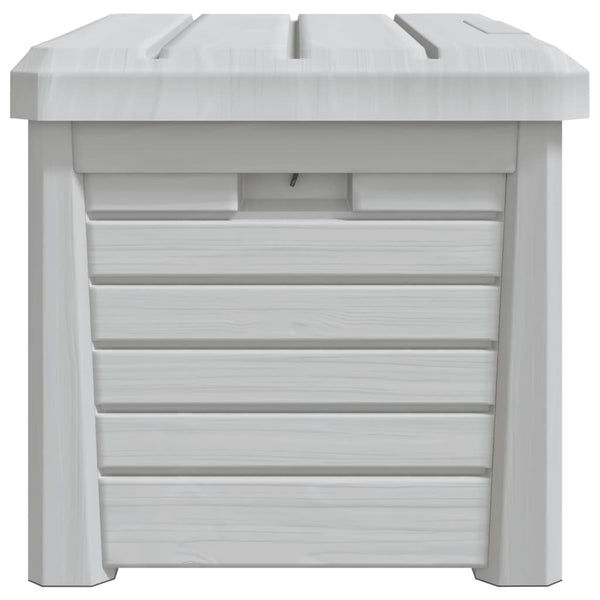 Graue Outdoor-Kissenbox aus Polypropylen