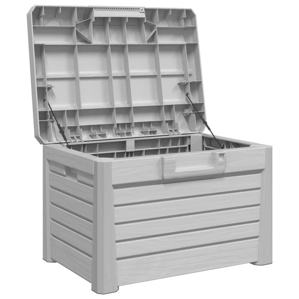 Graue Outdoor-Kissenbox aus Polypropylen