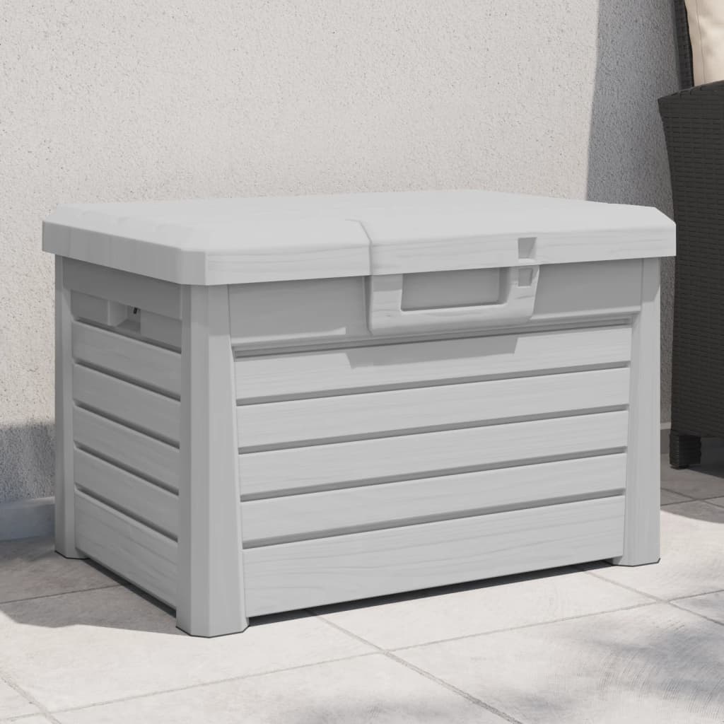 Graue Outdoor-Kissenbox aus Polypropylen