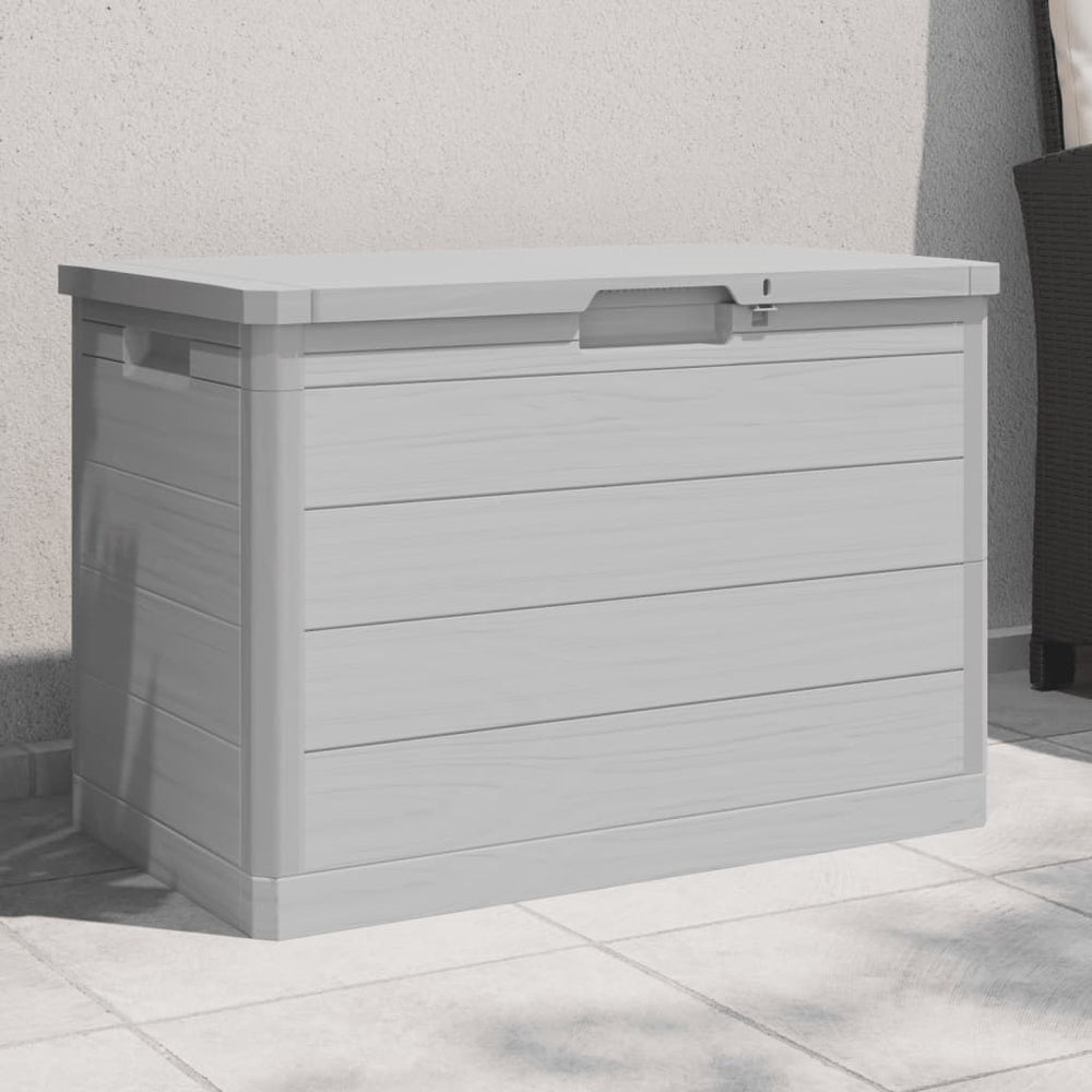Graue Outdoor-Kissenbox aus Polypropylen