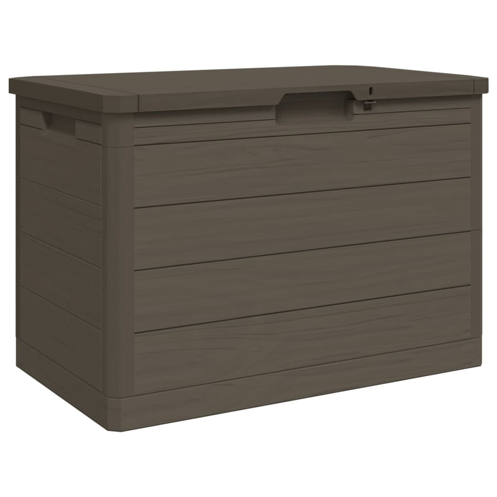 Braune Outdoor-Kissenbox 77,5x44,5x53 cm
