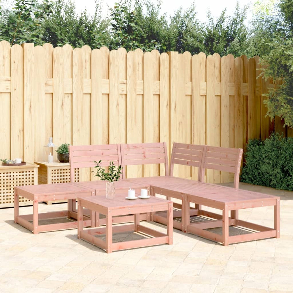 vidaXL 5-piece Garden Sofa Set Solid Douglas Fir Wood