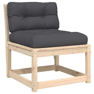vidaXL 5-piece Outdoor Sofa Set with Cushions Solid Pine Wood