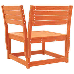 vidaXL 3-Piece Garden Sofa Set Waxed Brown Solid Pine Wood