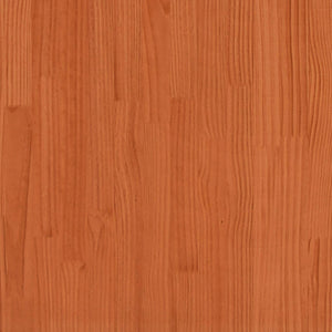 vidaXL 3-Piece Garden Sofa Set Waxed Brown Solid Pine Wood