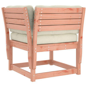 vidaXL 3-Piece Garden Sofa Set with Cushions Solid Douglas Fir Wood