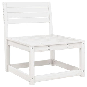 vidaXL 6-piece Garden Sofa Set White Solid Pine Wood