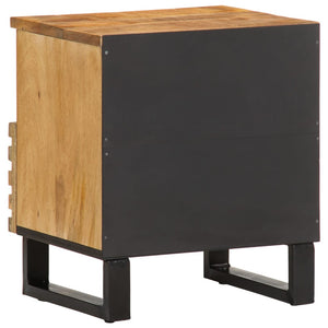 vidaXL Bedside Tables 2 pcs. 40x34x46 cm Rough Mango Wood