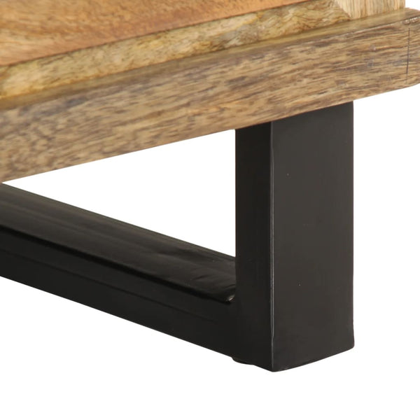 vidaXL Bedside Tables 2 pcs. 40x34x46 cm Rough Mango Wood