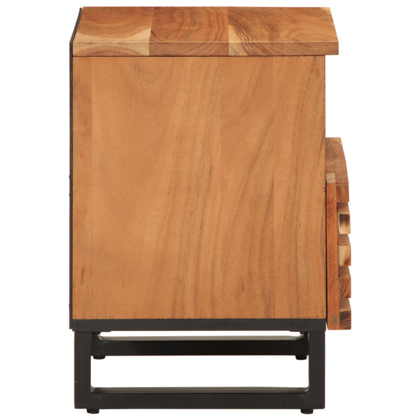 vidaXL Bedside Table 40x34x46 cm Solid Acacia Wood