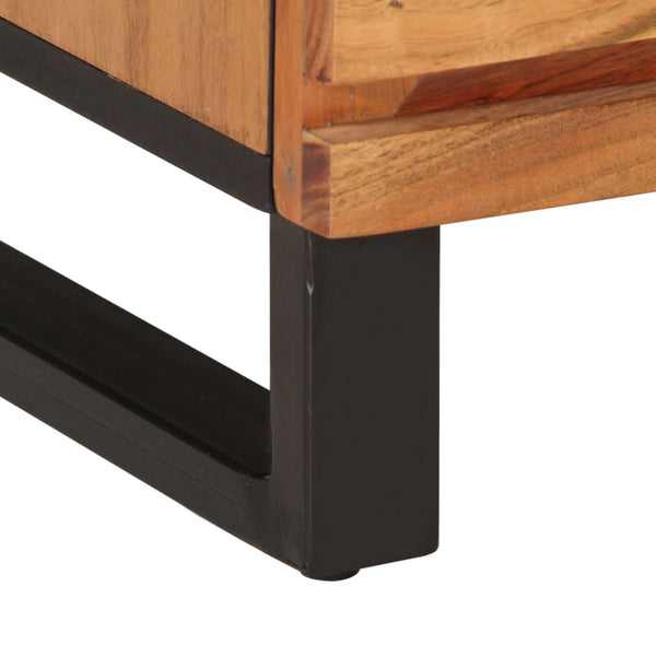 vidaXL Bedside Table 40x34x46 cm Solid Acacia Wood