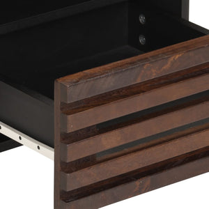 vidaXL Bedside Cabinet 40x34x46 cm Solid Mango Wood