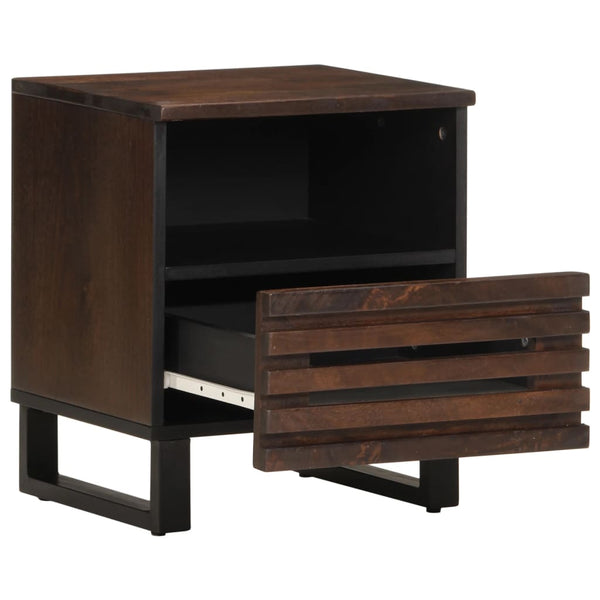 vidaXL Nightstands 2 pcs. 40x34x46 cm Solid Mango Wood