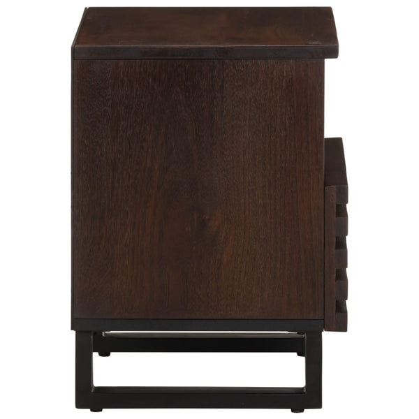 vidaXL Nightstands 2 pcs. 40x34x46 cm Solid Mango Wood