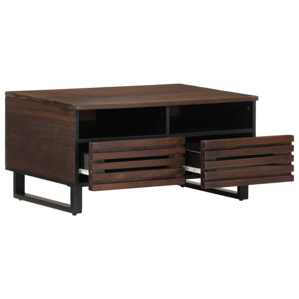 vidaXL Coffee Table Brown 80x55x40 cm Solid Mango Wood