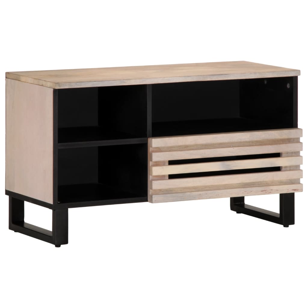 vidaXL TV Cabinet 80x34x46 cm Solid Mango Wood