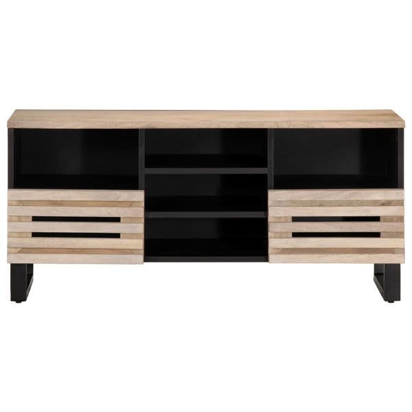 vidaXL TV Cabinet 100x34x46 cm Solid Mango Wood