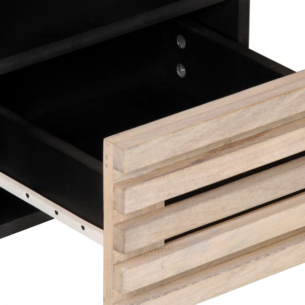vidaXL TV Cabinet 100x34x46 cm Solid Mango Wood