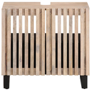 vidaXL Bathroom Sink Cabinet 62x34x58 cm Solid Mango Wood