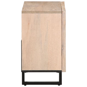 vidaXL Bathroom Sink Cabinet 62x34x58 cm Solid Mango Wood