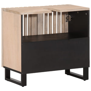 vidaXL Bathroom Sink Cabinet 62x34x58 cm Solid Mango Wood