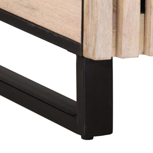 vidaXL Bathroom Sink Cabinet 62x34x58 cm Solid Mango Wood