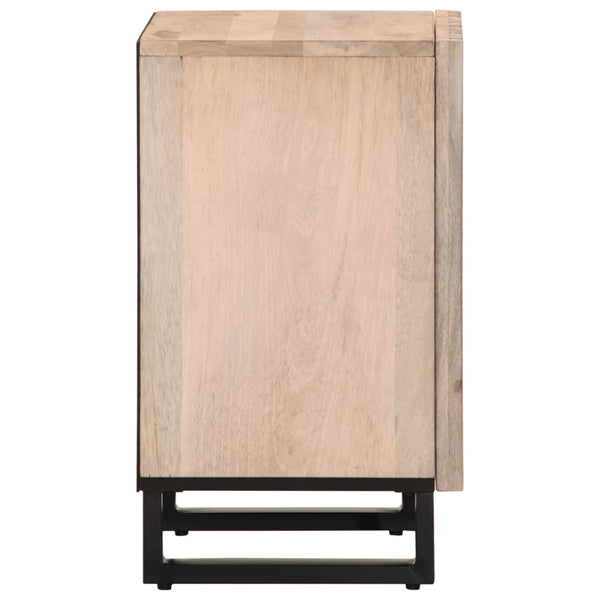 vidaXL Bathroom Cabinet 38x34x58 cm Solid Mango Wood