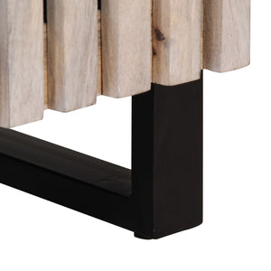 vidaXL Bathroom Cabinet 38x34x58 cm Solid Mango Wood